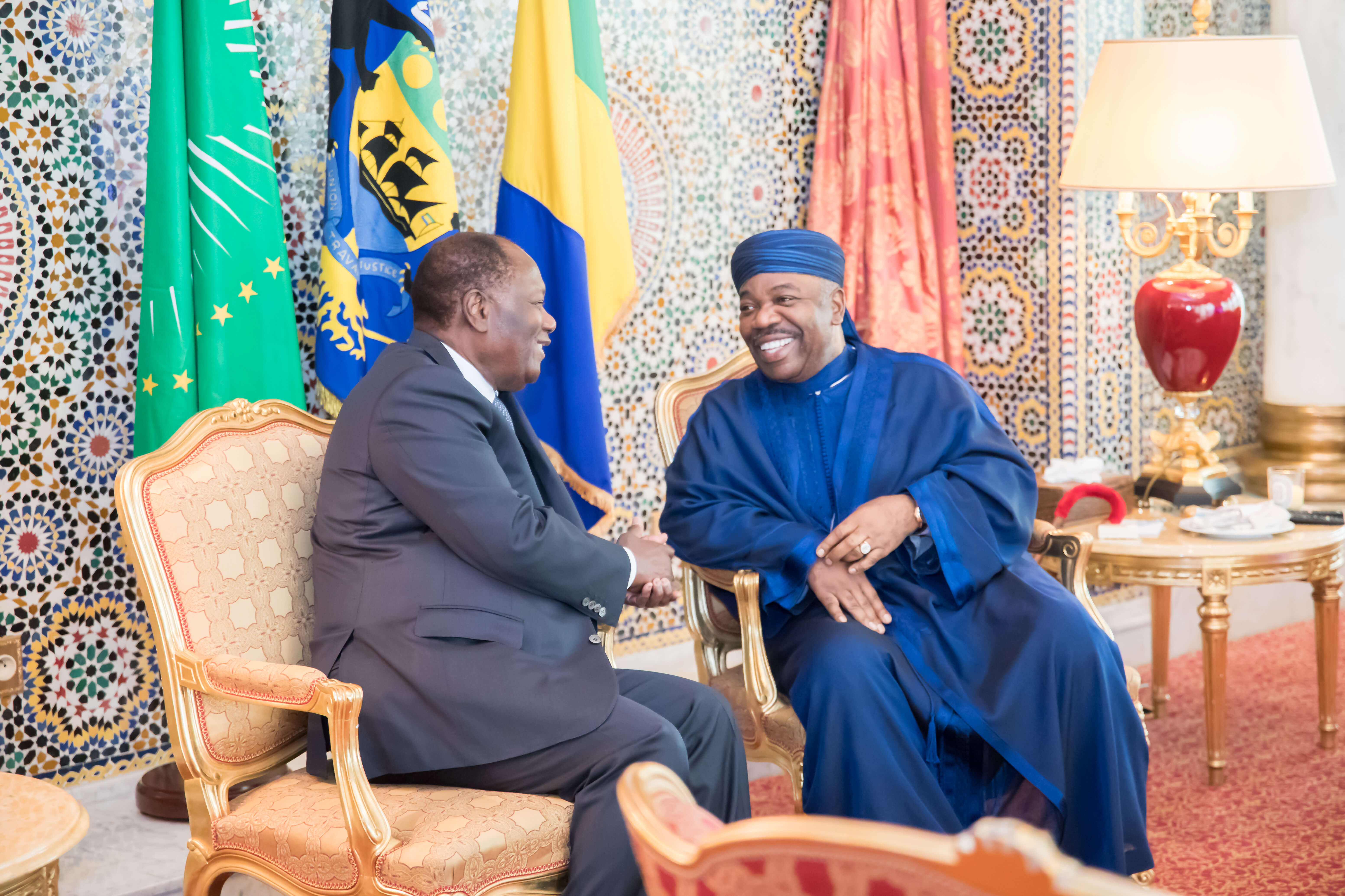 Entretien entre S.E. Ali Bongo Ondimba et S.E. Alassane Dramane Ouattara